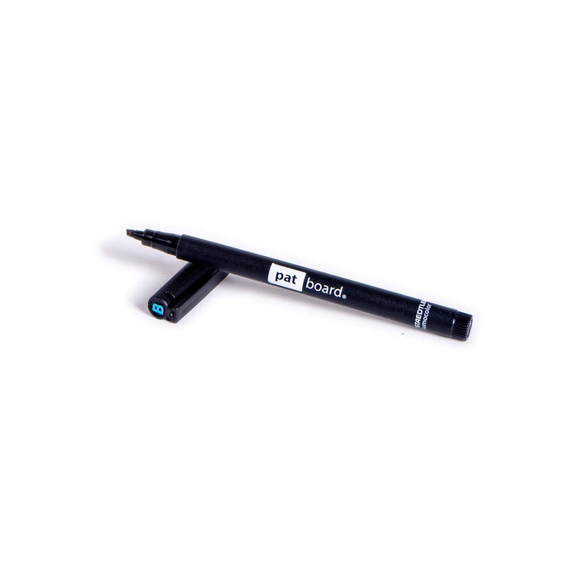 PATBOARD Non-permanent Markers Black 1x (1-2.5mm) - Wet Erase Pen - B - Image 1